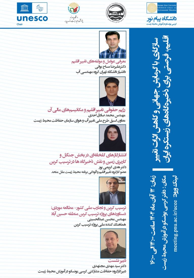 سازگاری با گرمایش جهانی و کاهش اثرات تغییر اقلیم فرصتی برای ذخیره گاه های زیستکره ایران